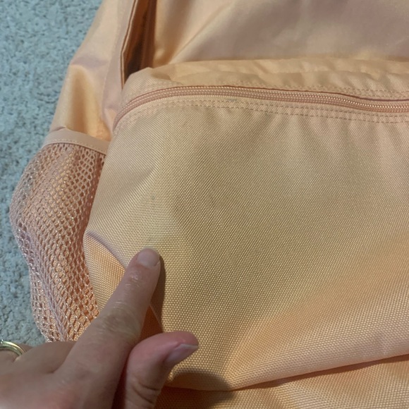 Trans by Jansport backpack peach - great for “Back to School” Fits 15 in. Laptop - Picture 3 of 7